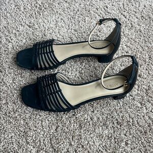 Lauren Ralph Lauren Black Strappy Heels